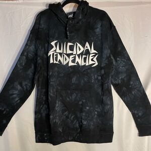 Suicidal Tendencies Blue Tie-Dye Hoodie Sweatshirt